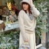 Cloche handmade con inserti in seta - immagine 6