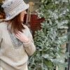 Cloche handmade con inserti in seta
