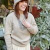 Cloche handmade con inserti in seta - immagine 2