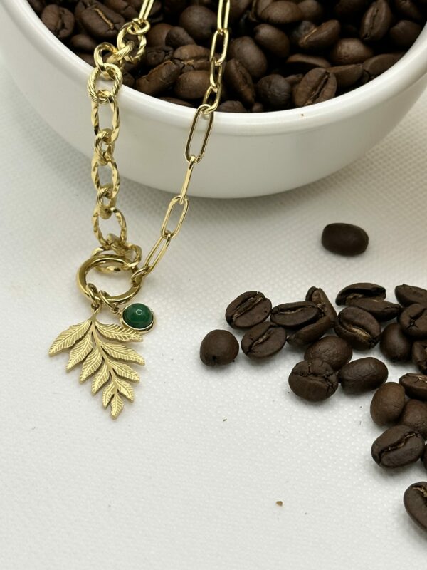 Collana con felce