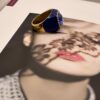 Anello con cristallo e smalto - immagine 3