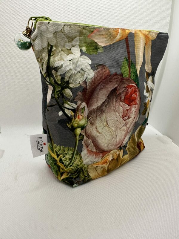 Pochette con cerniera e boule in vetro - immagine 5