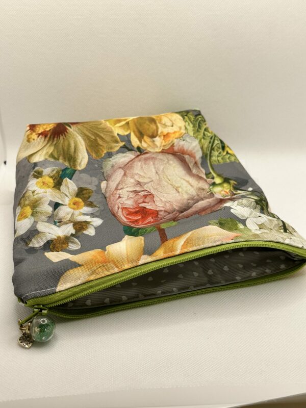 Pochette con cerniera e boule in vetro - immagine 2