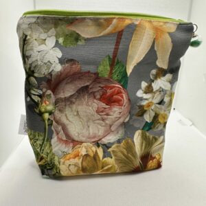 Pochette con cerniera e boule in vetro