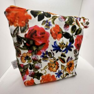 Pochette con cerniera e boule in vetro