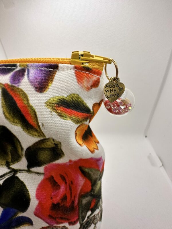 Pochette con cerniera e boule in vetro - immagine 2
