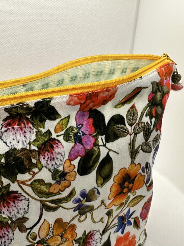 Pochette con cerniera e boule in vetro - immagine 4