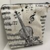 Pochette con cerniera e boule in vetro