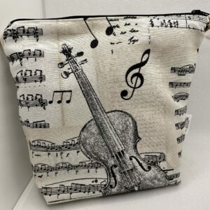 Pochette con cerniera e boule in vetro
