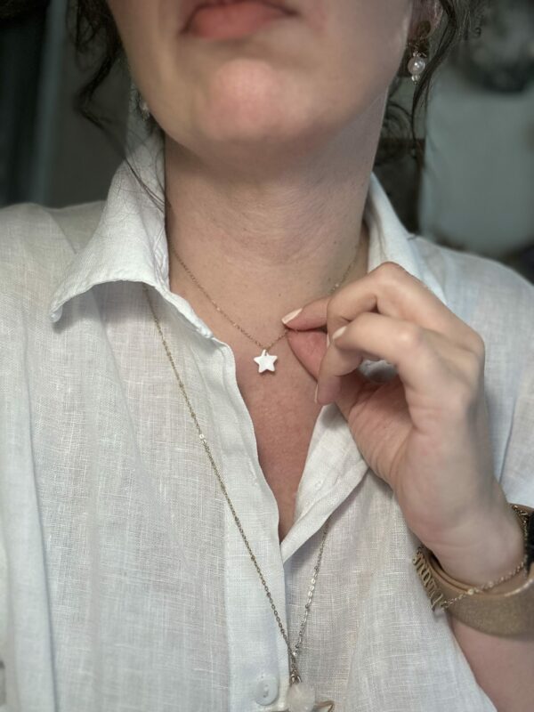 Collana girocollo Stella Madreperla