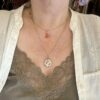 Collana girocollo corallino resina - immagine 5