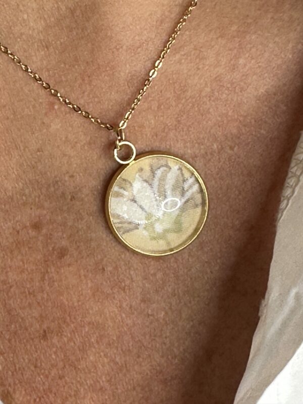 Collana girocollo con piattina ramage - immagine 3