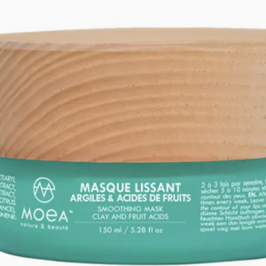 Maschera  viso all'argilla e acidi della frutta