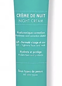 Crema notte all'acido ialuronico