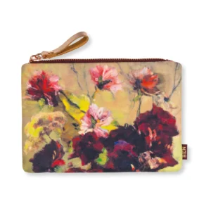 Pochette  piatta  con fiori