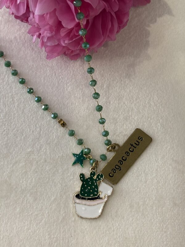 Collana  rosario "Cagacactus"