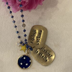 Collana  rosario "E quindi uscimmo a riveder le stelle "
