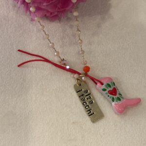 Collana rosario  "Alza i tacchi"