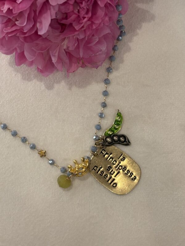 Collana  rosario "La Principessa sul pisello"