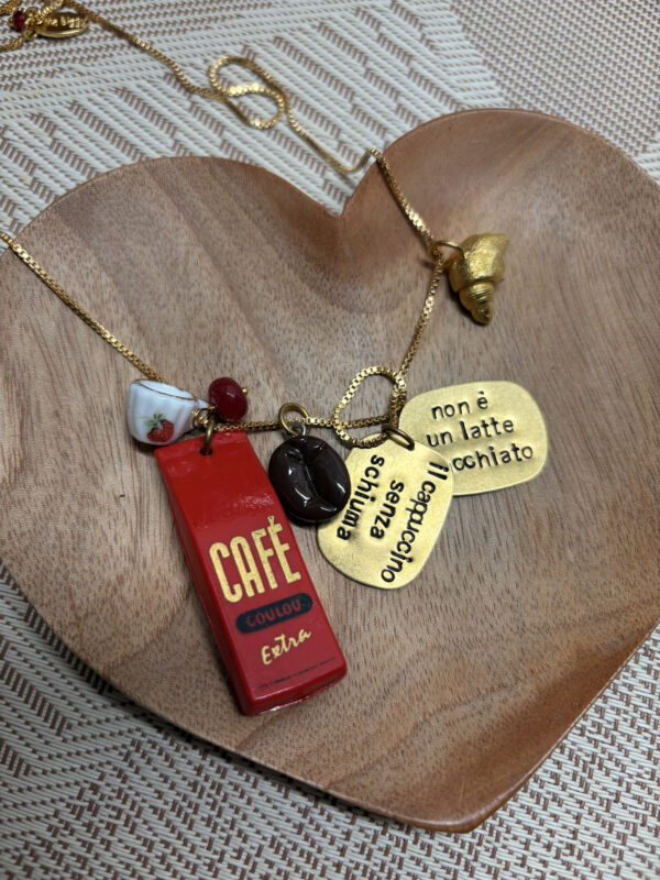 Collana "Il cappuccio senza schiuma non è un latte macchiato"