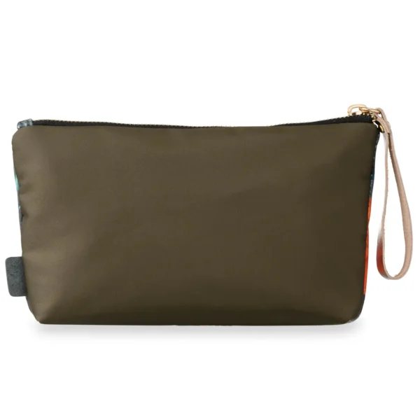 Pochette  in velluto con fiori - immagine 2